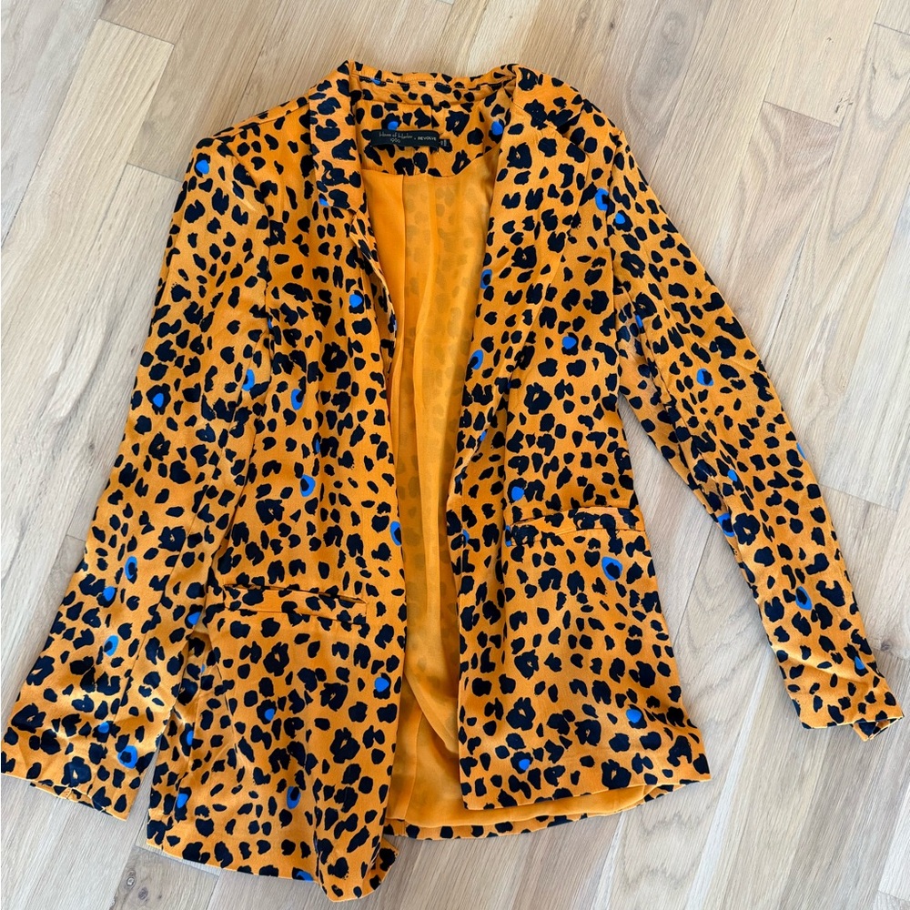 House of Harlow 1960 Leopard Print Blazer